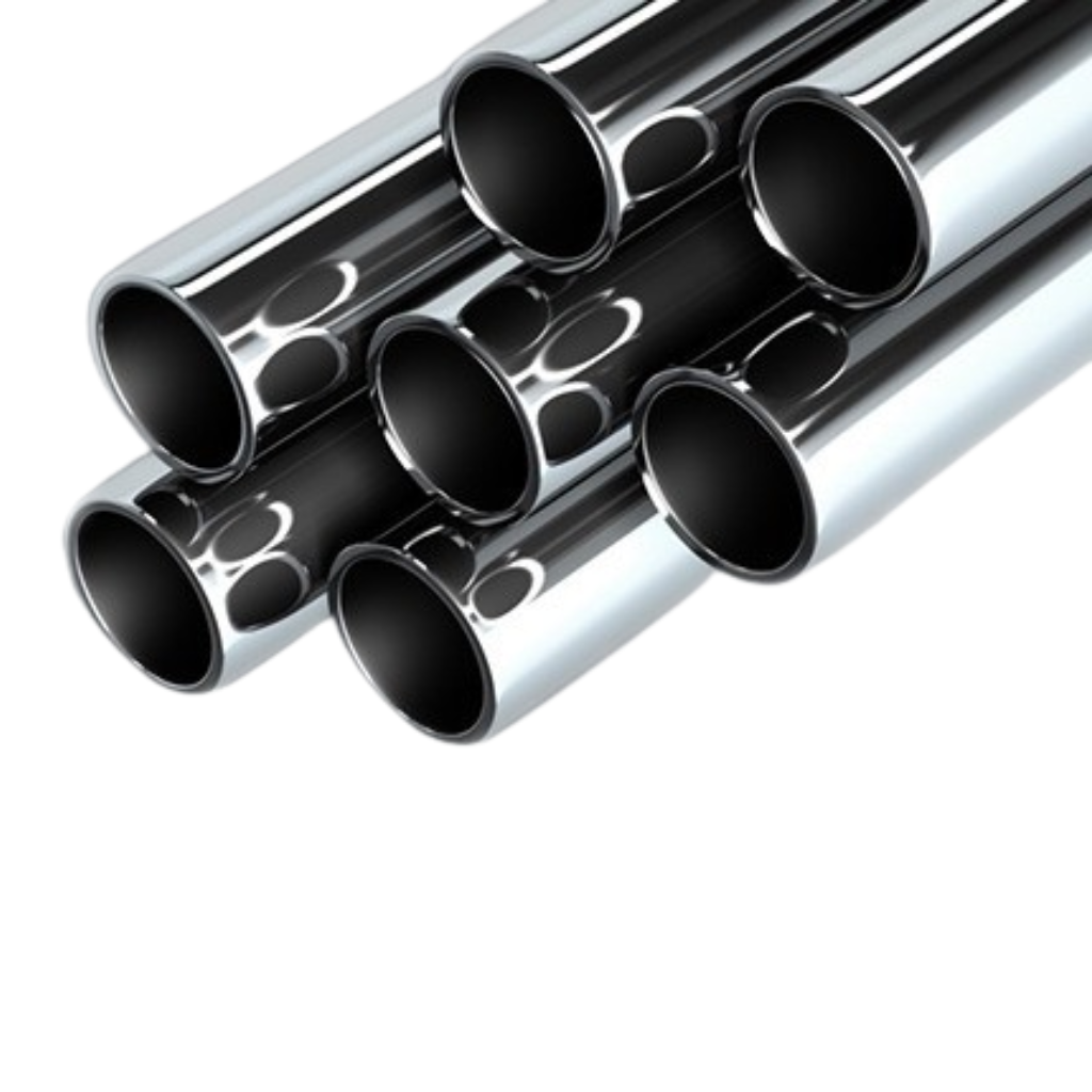 Bead crush stainless steel pipes